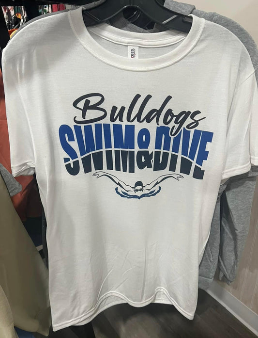 BULLDOGS SWIM AND DIVE SHIRTS