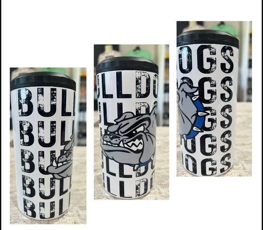 4 IN 1 CAN KOOZIE TUMBLER WITH 2 TOPPERS