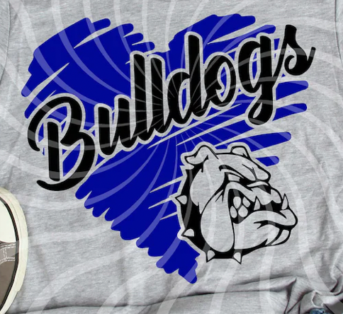 BULLDOG HEART SHIRT