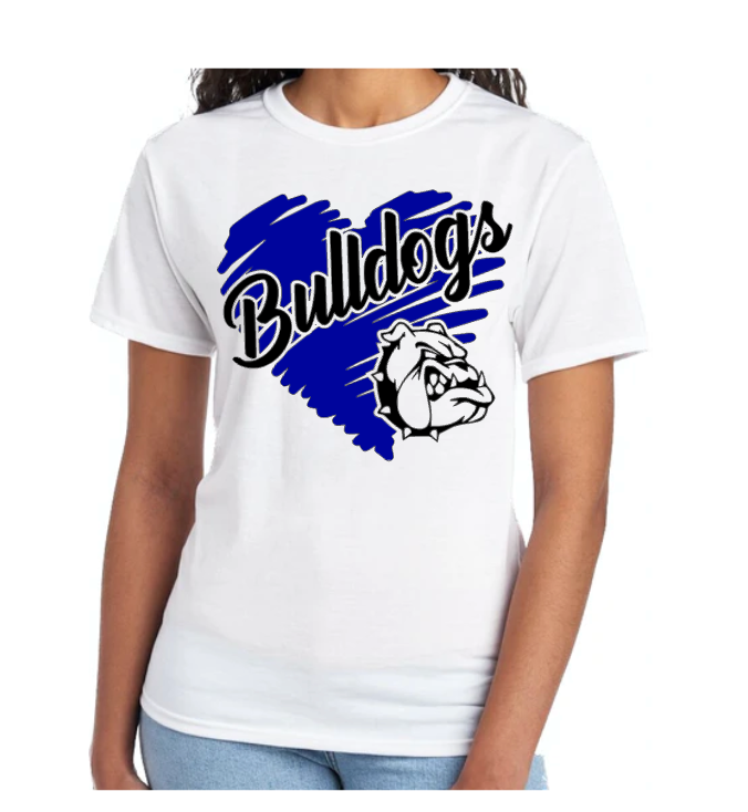 BULLDOG HEART SHIRT