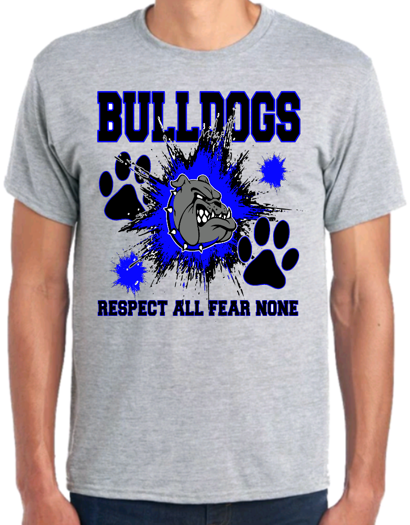 BULLDOGS RESPECT ALL FEAR NONE SHIRT