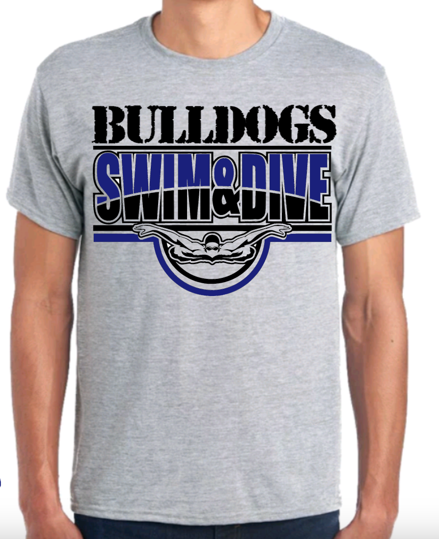 BULLDOGS SWIM AND DIVE SHIRT