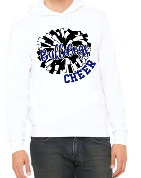 BULLDOGS POM POM CHEER SHIRT