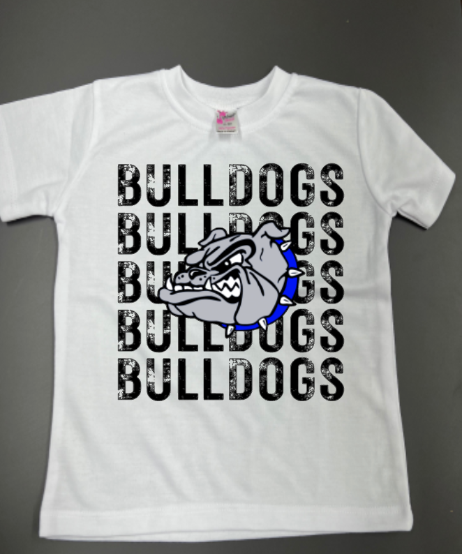 INFANT AND TODDLER DISTRESSED BULLDOGS SHIRT