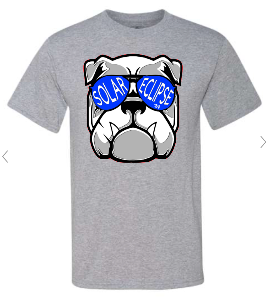 BULLDOGS SOLAR ECLIPSE 2024 ADULT SHIRTS