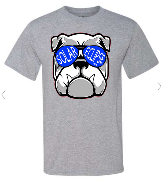 ADULT  BULLDOGS SOLAR ECLIPSE 2024 SHIRTS