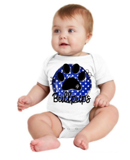 INFANT AND TODDLER BULLPUPS SHIRT